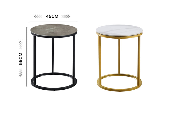 Romana Side Table - 2 Colors Avaialble