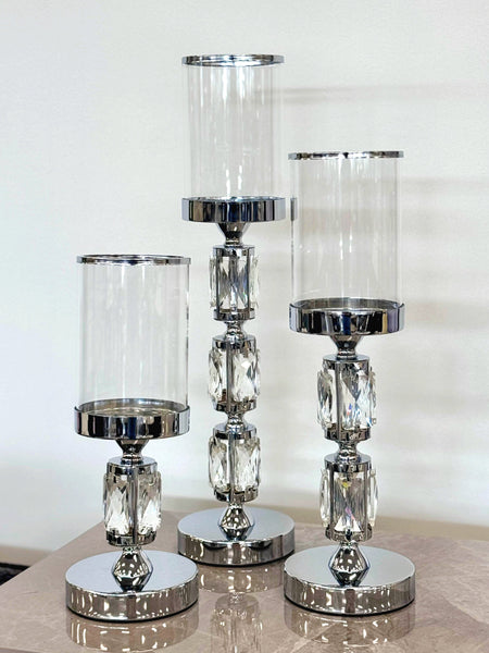 Abode Crystal Candle Holder – 3 Sizes Available