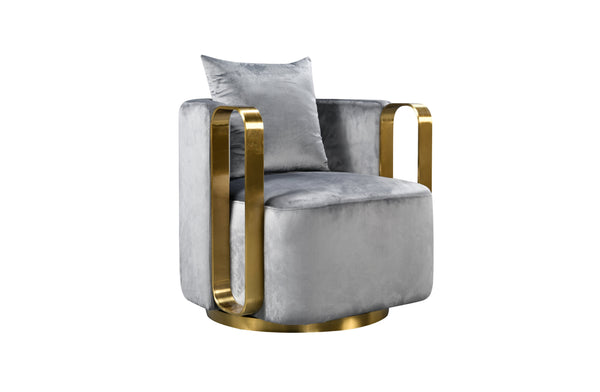 Luxury AVA Swivel Arm Chair - 3 Colours Available