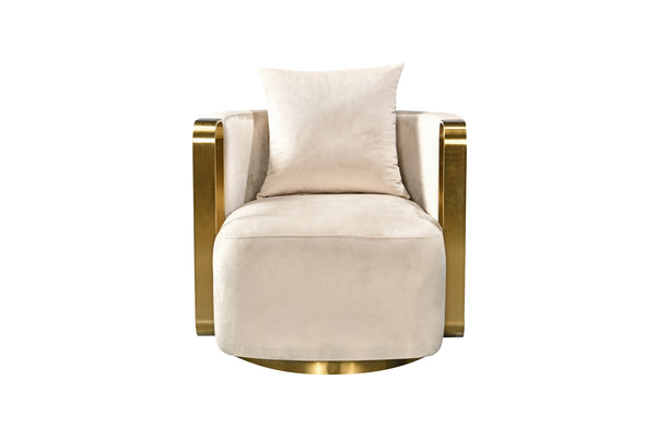 Luxury AVA Swivel Arm Chair - 3 Colours Available