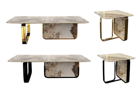 Harper Coffee Table & Side Table Collections - 2 Colours Available