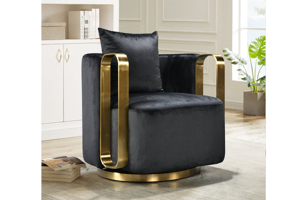 Luxury AVA Swivel Arm Chair - 3 Colours Available