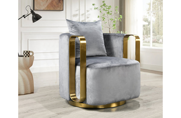 Luxury AVA Swivel Arm Chair - 3 Colours Available