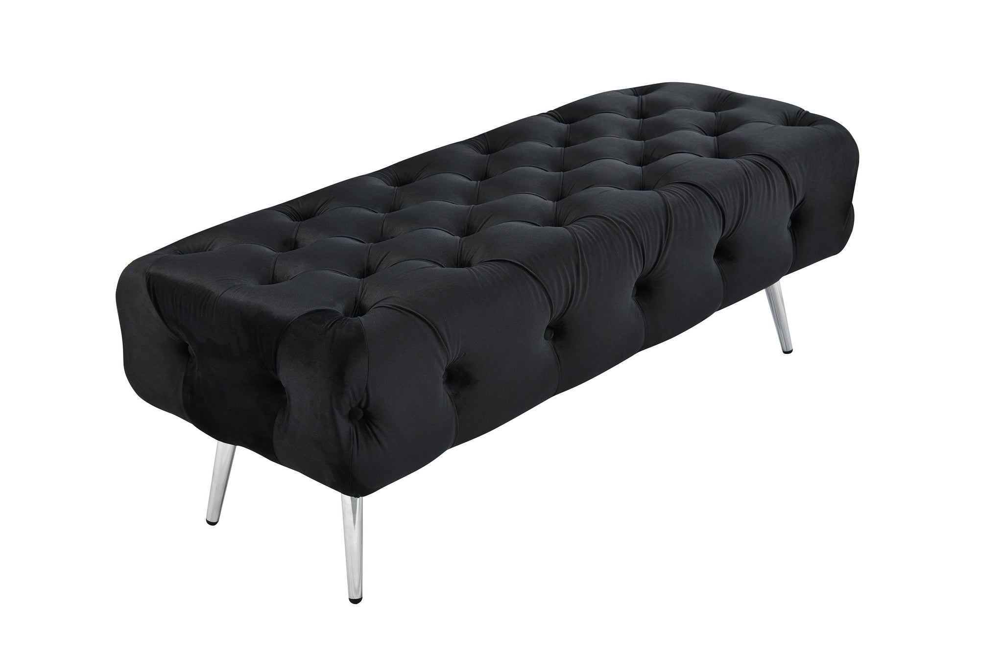 Shirley Ottoman Silver Frame - 6 Colours Available