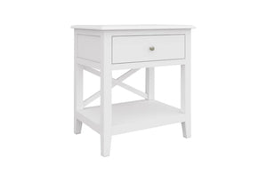 CLEARANCE - Hampton's Style Side table - 55cm x 42cm x 58cm