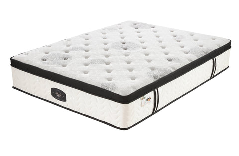 Chiro 7 Zone Latex Euro Top 35cm Pocket Spring Mattress