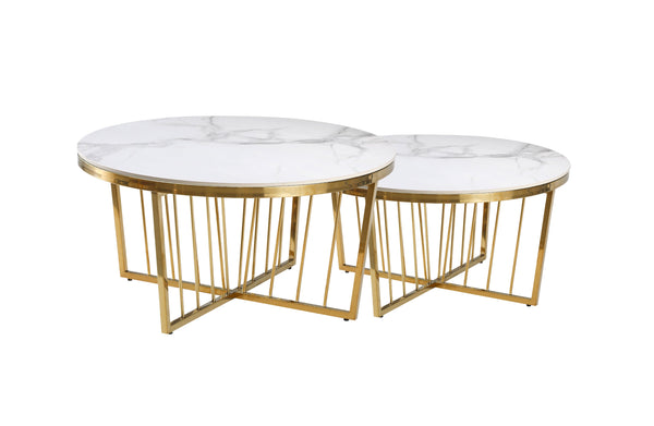 Serena Coffee Table & Side Table Collection - 3 Colours Available