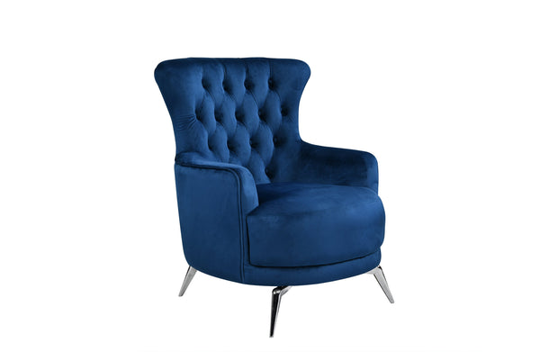 GRAND Tufted Wing Chair - 6 Colours Available