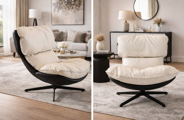 Enzo Swivel Arm Chair - 2 Colours Available