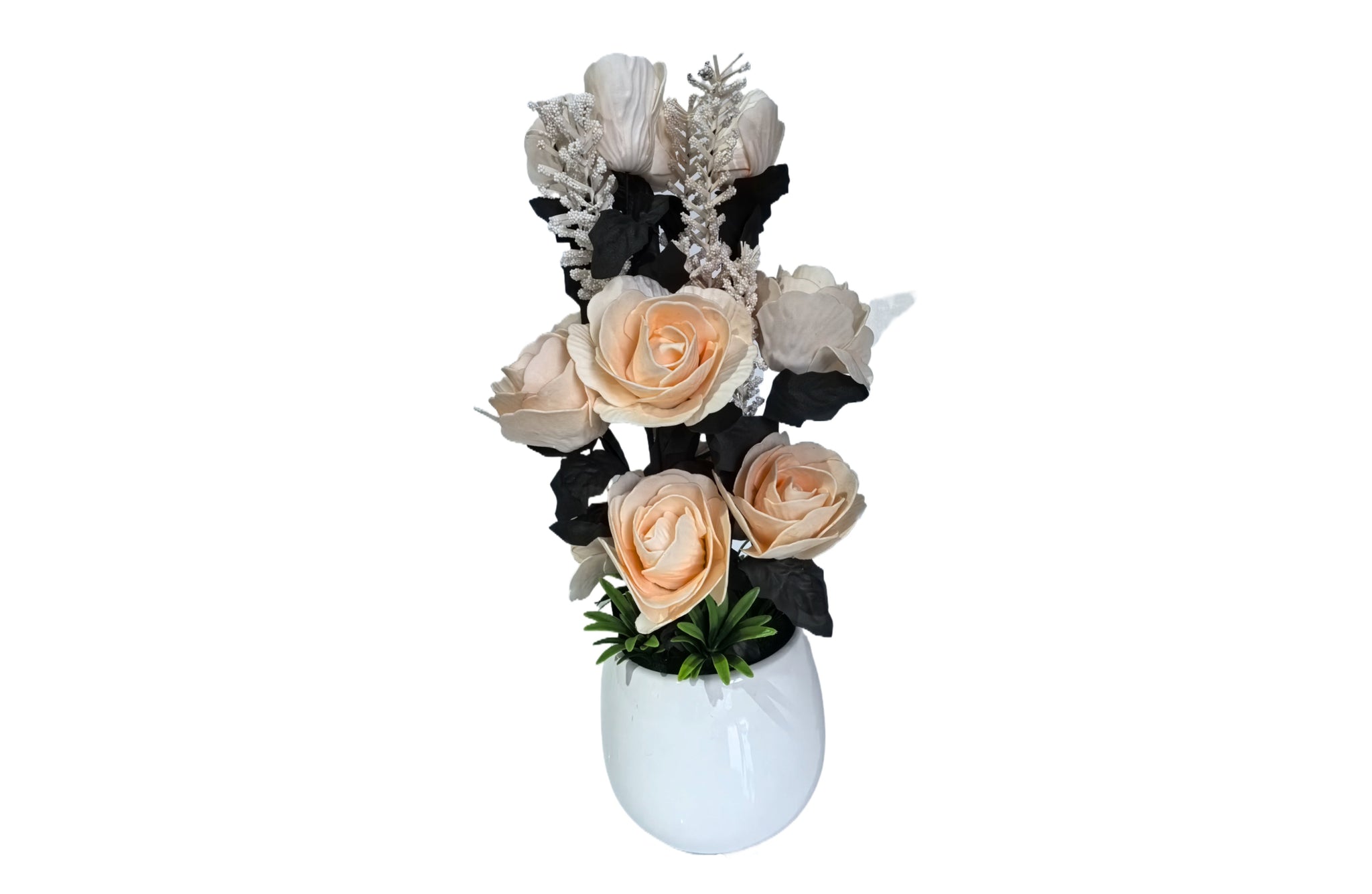Blushing Petals  Bouquet - Vase Flower Arrangement