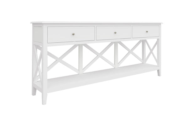 CLEARANCE - Hampton's Style Console table - 176cm x 42cm x 78cm