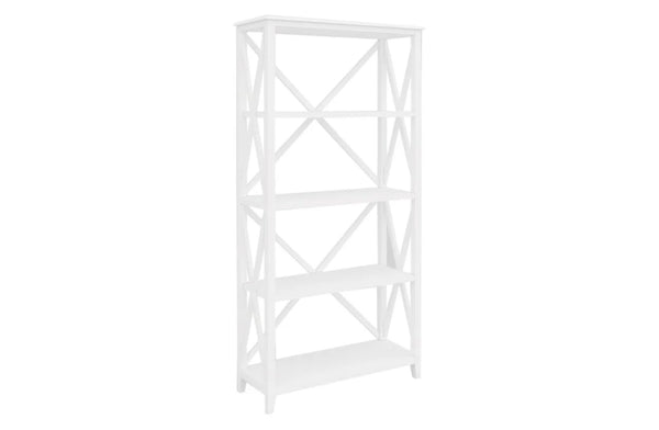 CLEARANCE - Hampton's Style Bookcase 4 Tier Shelving / Shelf - 100cm x 40cm x 200cm