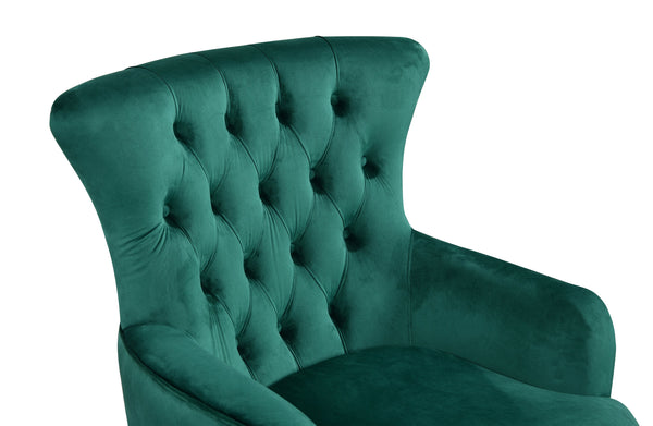 GRAND Tufted Wing Chair - 6 Colours Available