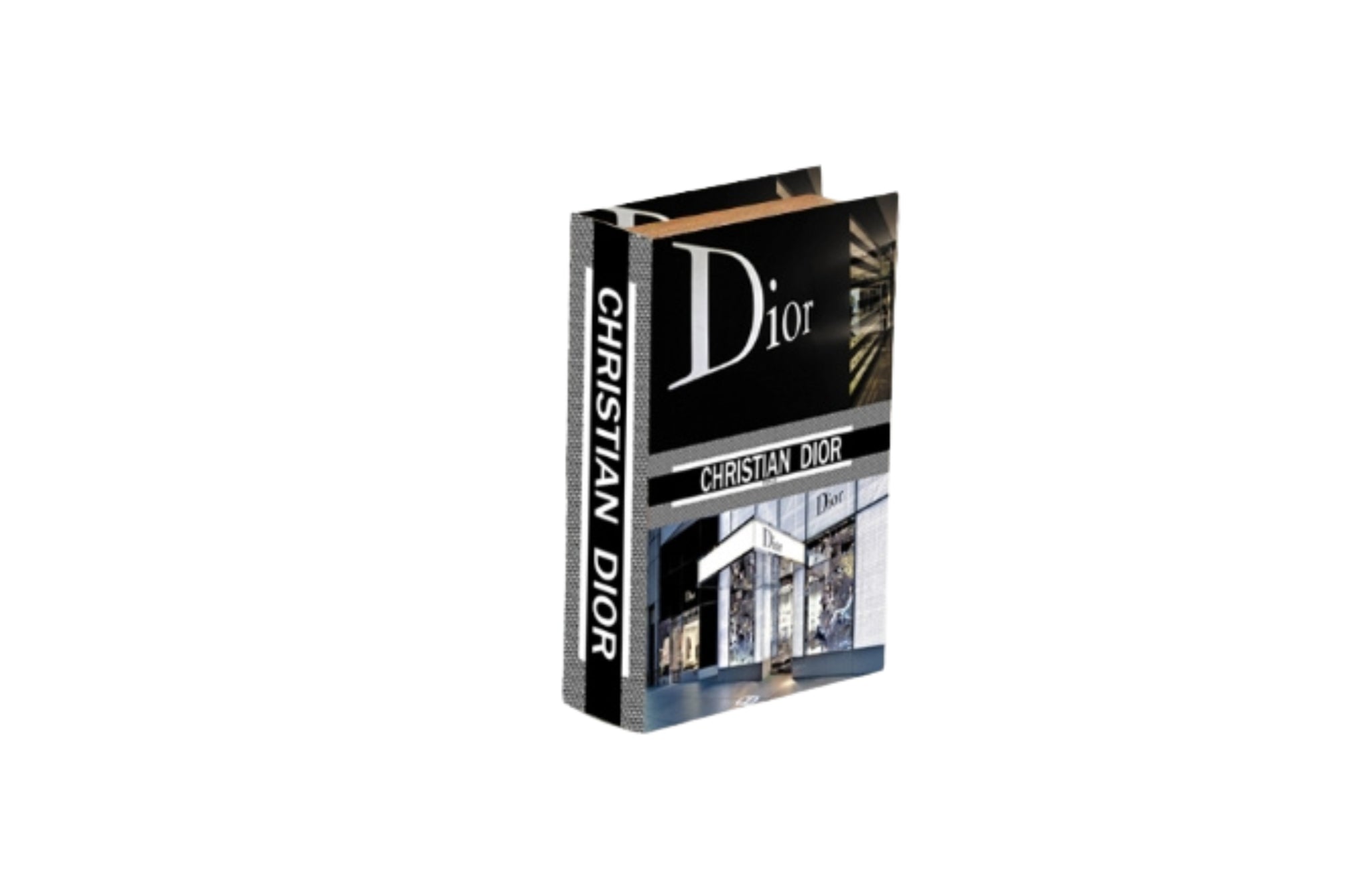 Christian Designer Faux Décor Table Book Box - 3 Size Available