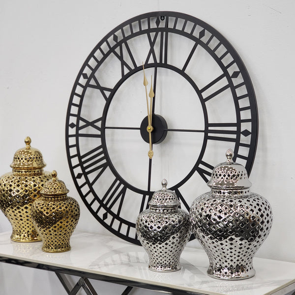 Metal Wall Clock - 80cm