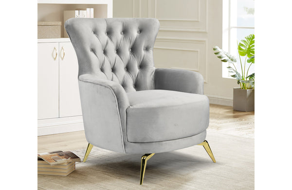 GRAND Tufted Wing Chair - 6 Colours Available