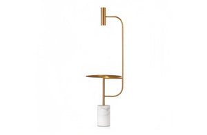 Sasha Premium Marble Side Table Lamp