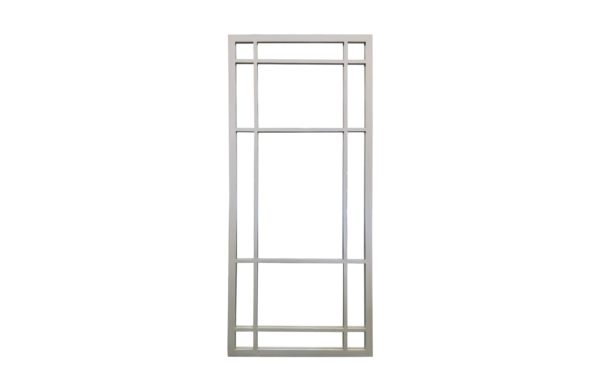 CLEARANCE Hamptons Window Style Mirror - Rectangle Large 80cm x 180cm