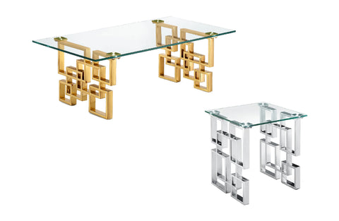 Royale Coffee Table & Side Table Collection - 2 Colours Available