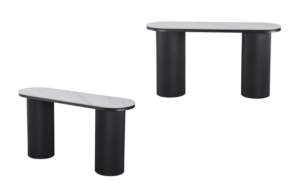 Ripple Fluted Console Table