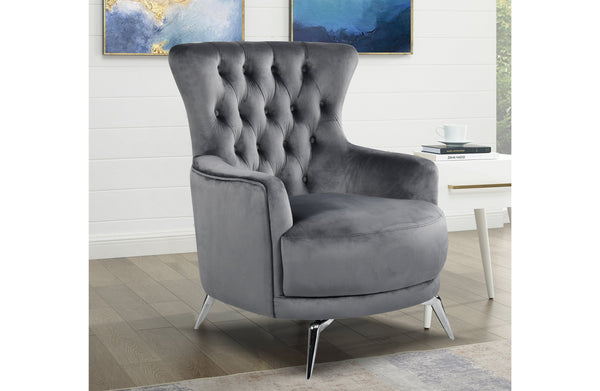 GRAND Tufted Wing Chair - 6 Colours Available