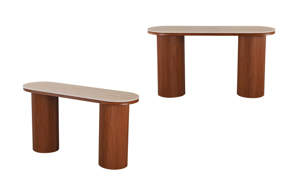 Ripple Fluted Console Table