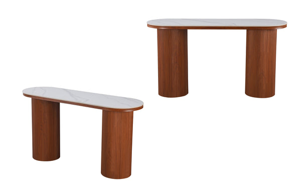 Ripple Fluted Console Table