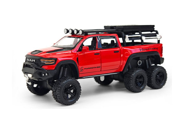 Dodge RAM TRX Rex Mammoth 6x6 1:32 with Sound, Light, Tyre Suspension and Pull Back Power Simulation