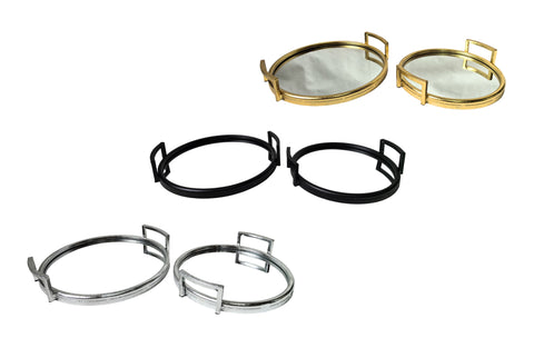 Eliza Round Tray Set of 2 - 3 Colours Available