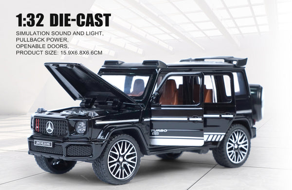 Mercedes Benz G700 Wagon Diecast 1:32 Sound, Light, Tyre Suspension and Pull Back Power Simulation