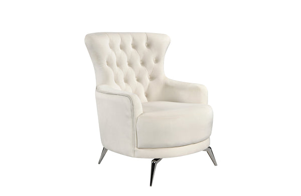 GRAND Tufted Wing Chair - 6 Colours Available