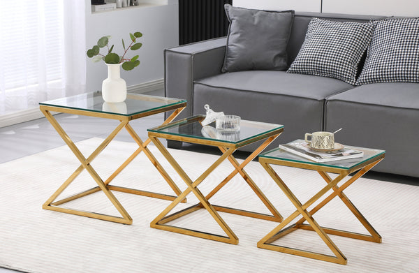 Bella Set of 3 Side Tables