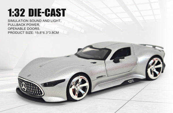 Mercedez Benz AMG Vision GT Supercar 1:32 with Sound, Light, Tyre Suspension and Pull Back Power Simulation