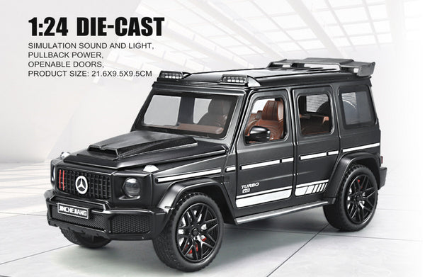 Mercedes Benz G700 Wagon Diecast 1:24 Sound, Light, Tyre Suspension and Pull Back Power Simulation