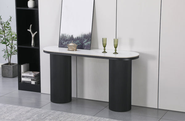 Ripple Fluted Console Table