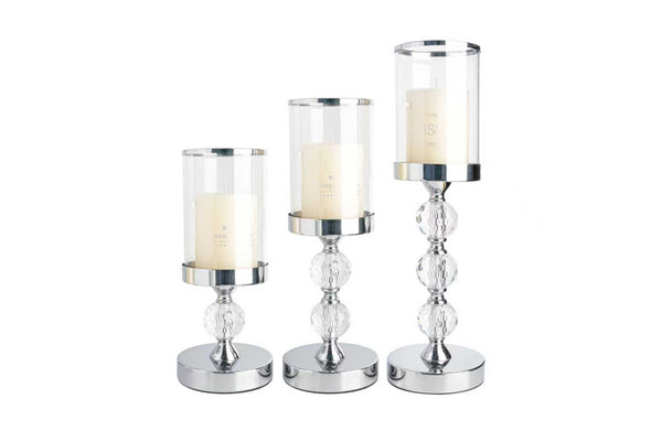 Zena Crystal Candle Holder – 3 Sizes Available