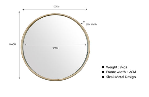 CLEARANCE - LUX Small Console / Wall Mirrors Range