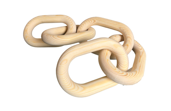 Wooden Chain Link Décor