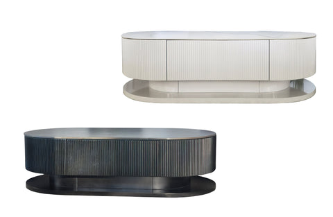 Ripple Oval Coffee Table - 2 Colors Available
