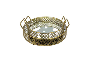 Tegan Round Tray - 2 Sizes Available