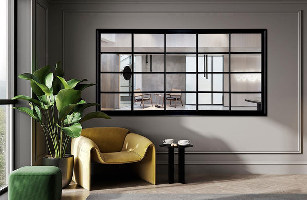 Hampton's Window Style Mirrors Range - 4 Sizes Available