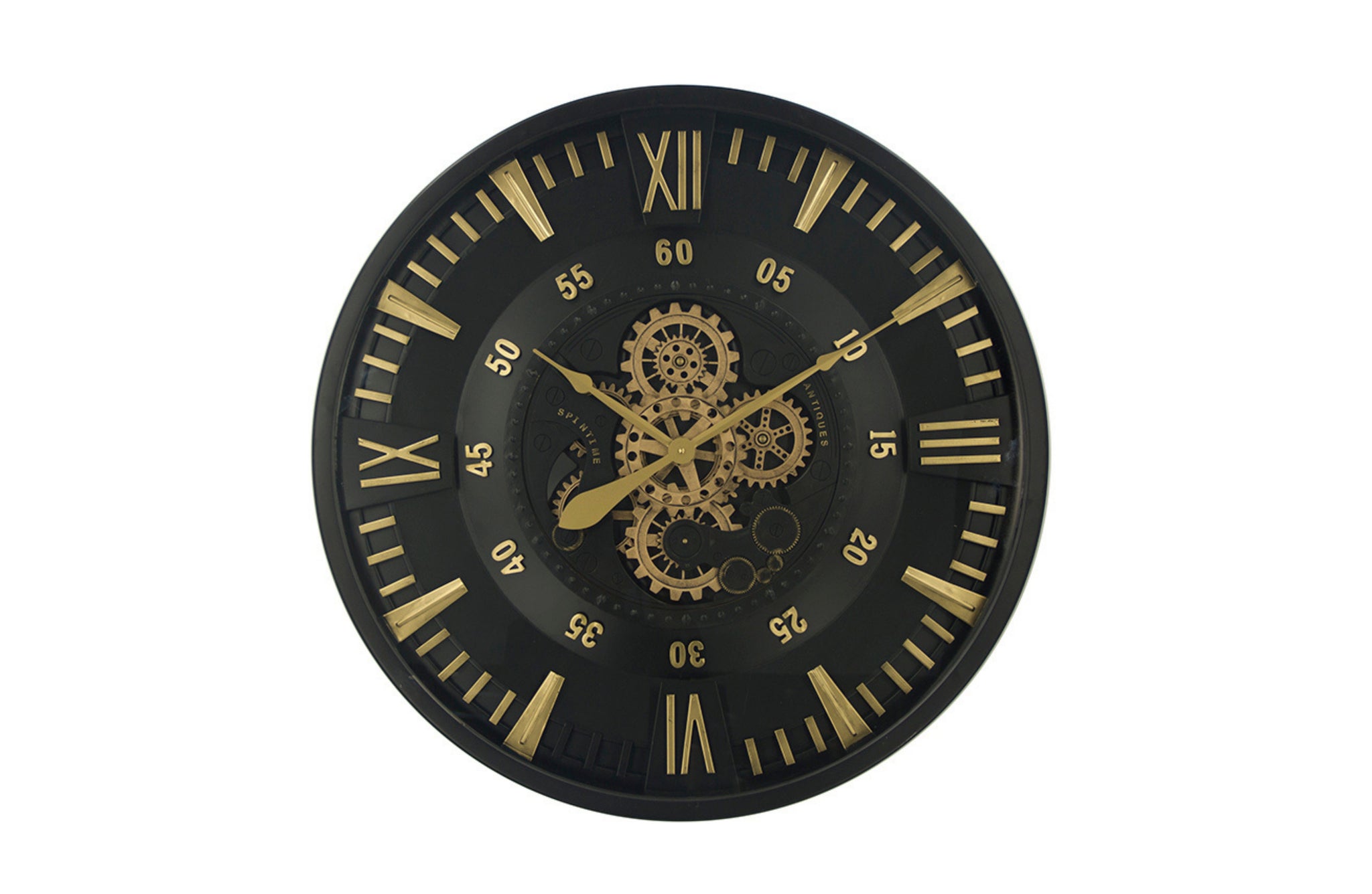 Brandon 80Cm Oversized Mechanical Moving Gear Clock