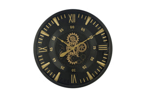 Brandon 80Cm Oversized Mechanical Moving Gear Clock