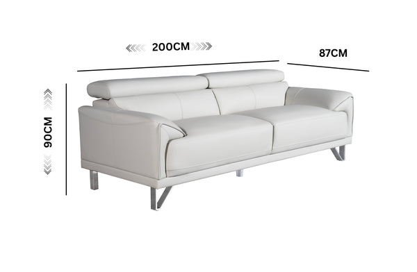 Lawson Leather Sofa Set - 2 Colour Available