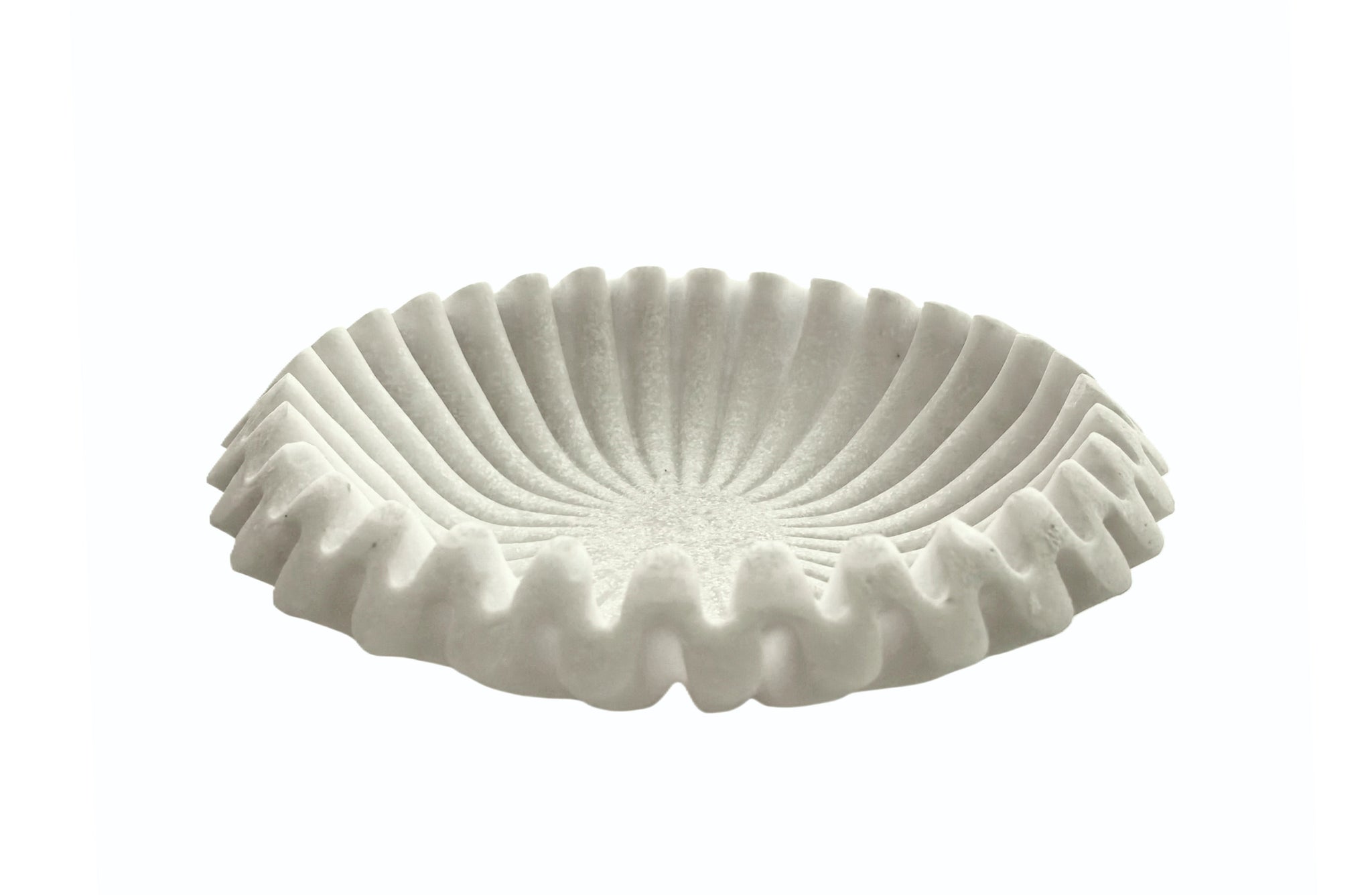 Ripple Coastal Marble Décor Tray Bowl