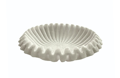 Ripple Coastal Marble Décor Tray Bowl