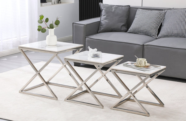 Bella Set of 3 Side Tables