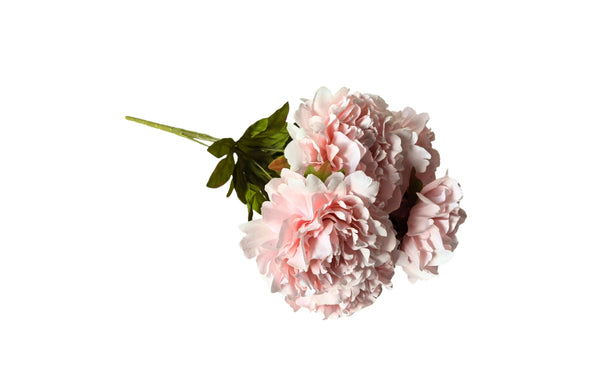Artificial Soft Pink Bloomed Peony Bunch – 45cm elegant floral arrangement with lifelike petals.