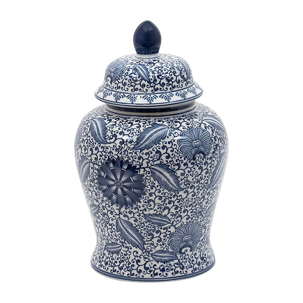 Blue/White Porcln Ginger Jars - 2 Sizes Available