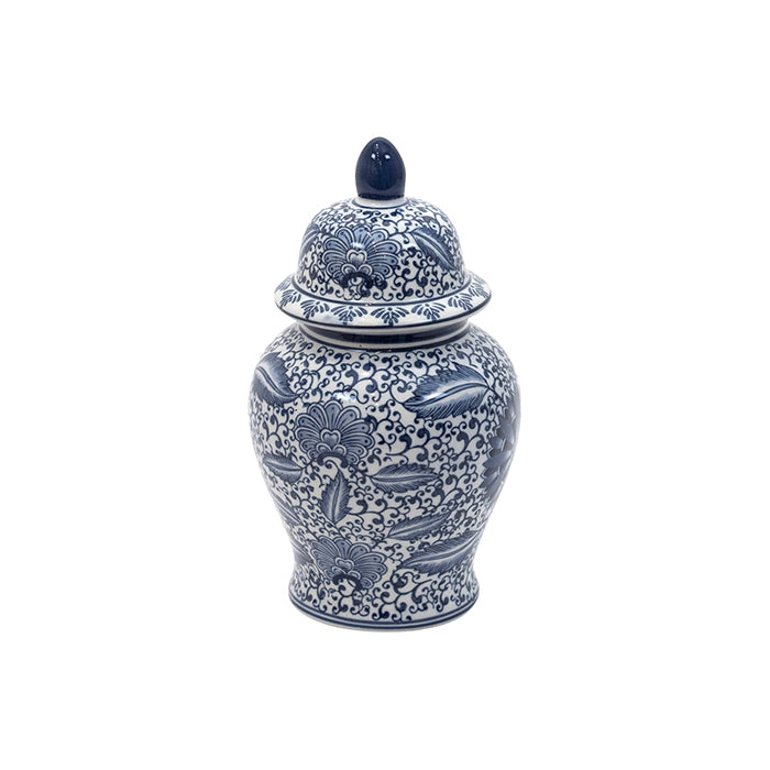 Blue/White Porcln Ginger Jars - 2 Sizes Available